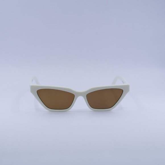?️New Off-White OERI13B MADISON 0176 Sunglasses - White Frame, Gold Lenses main image 6